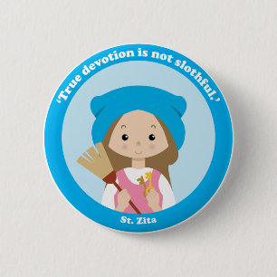 St. Zita 6 Cm Round Badge