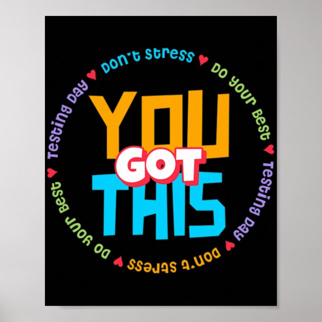 Staar Day Mode On Teacher Testing  Poster (Front)