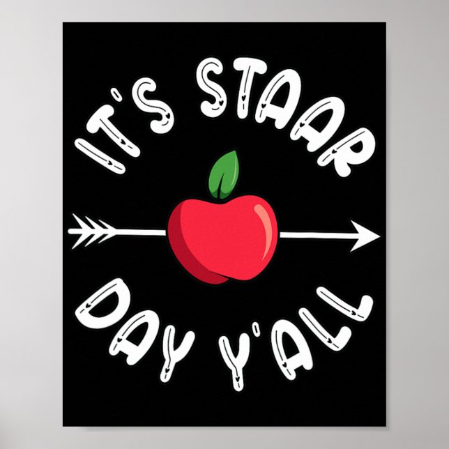Staar Day Yall Texas Staar Test Day  Poster (Front)