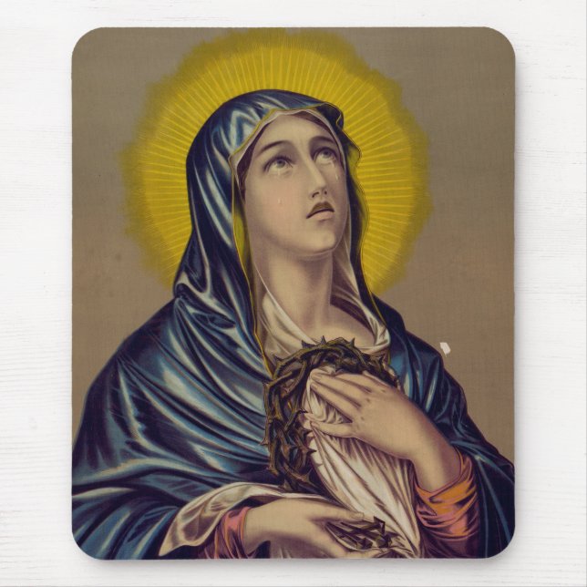 Stabat Mater Our Lady of Sorrows Mouse Pad (Front)