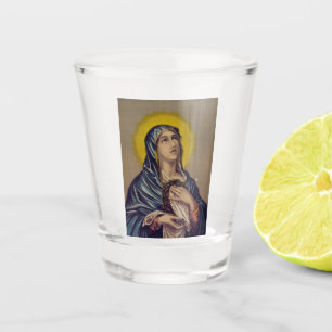 Stabat Mater Our Lady of Sorrows Shot Glass
