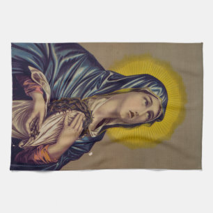 Stabat Mater Our Lady of Sorrows Tea Towel