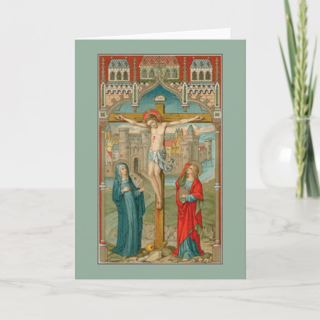 Stabat Mater (SAU 22) Style 3 Blank Greeting Card (Front)