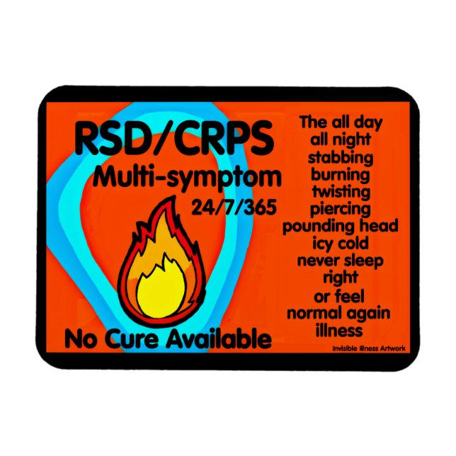 Stabbing Burning Twisting...RSD/CRPS Magnet (Horizontal)