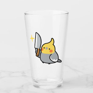 Stabby Cockatiel Glass