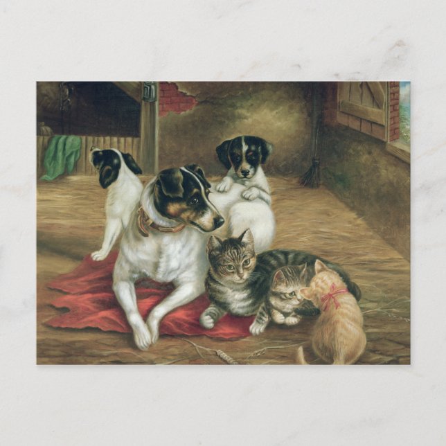 Stable friends postcard (Front)