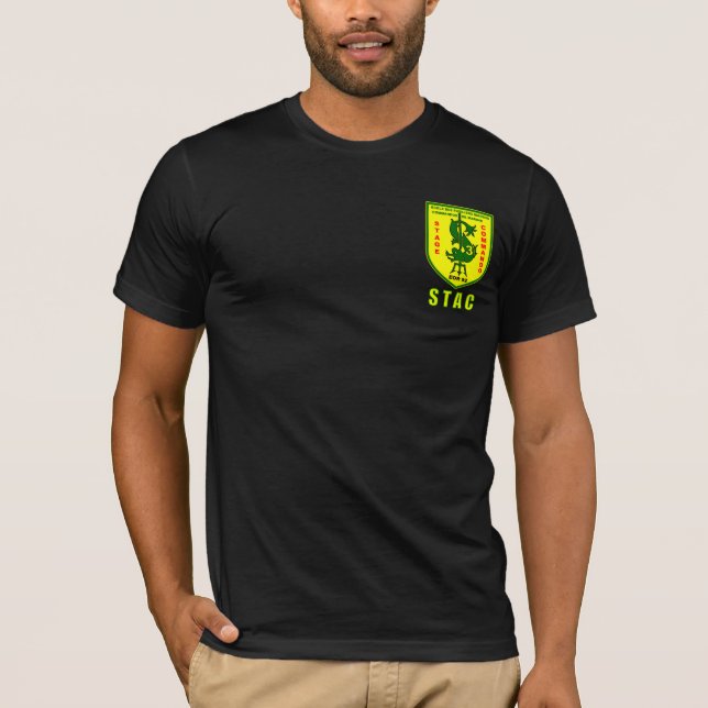 STAC EOR92 fitted T with "Cours EOR 92" back panel T-Shirt (Front)