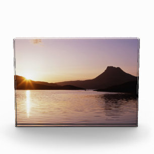 Stac Pollaidh sunset Scotland Photo Block