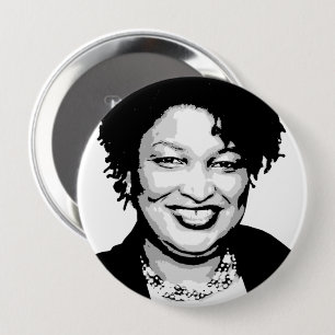 Stacey Abrams 10 Cm Round Badge
