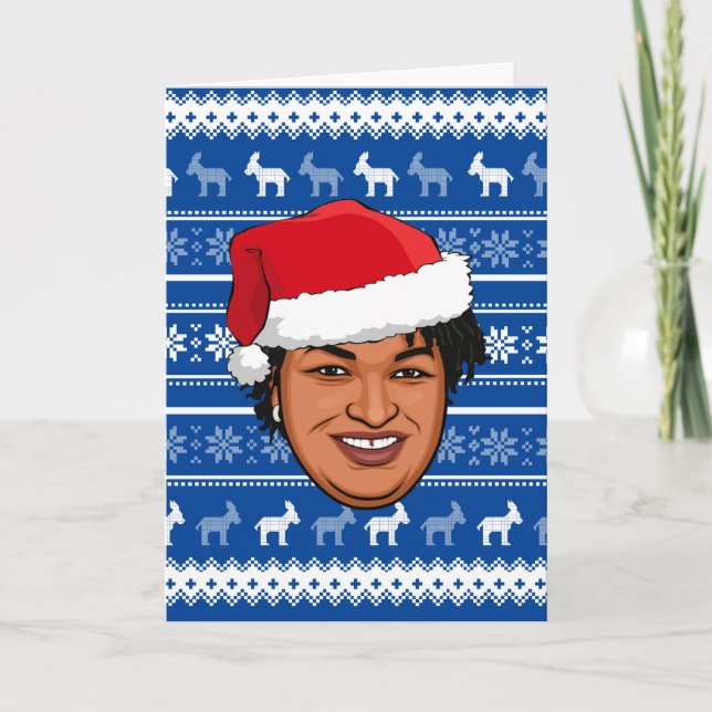 STACEY ABRAMS Christmas Card (Front)
