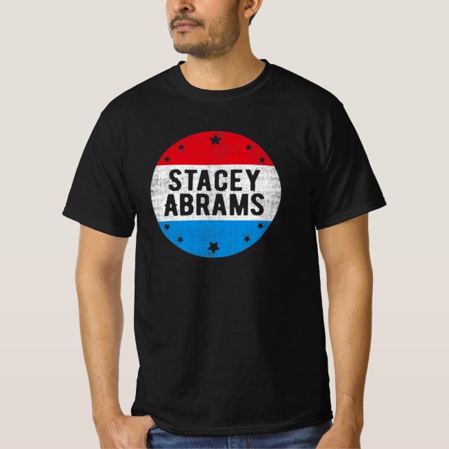 Stacey Abrams The American Democratic Party T-Shirt (Front)