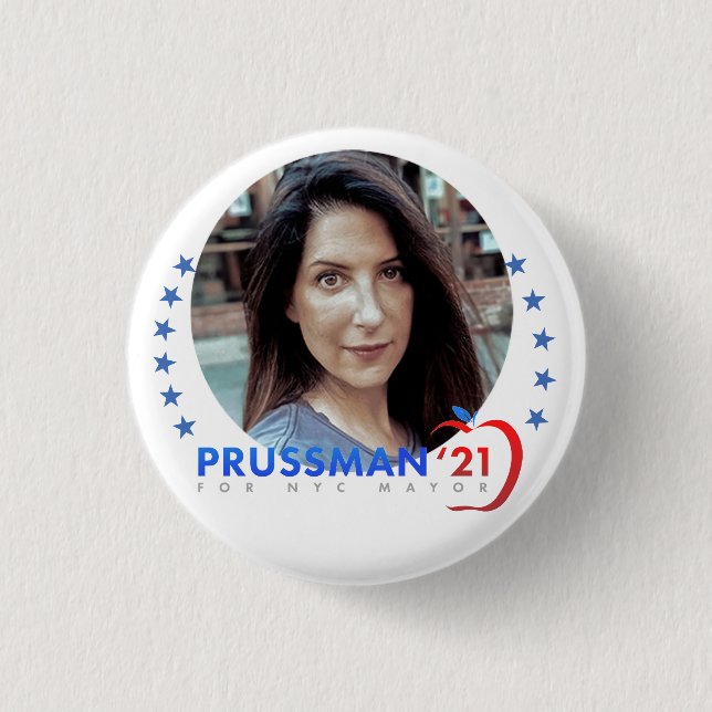 Stacey for Mayor 2021 3 Cm Round Badge (Front)