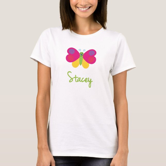 Stacey The Butterfly T-Shirt (Front)