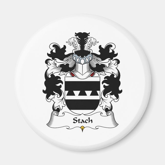 Stach Family Crest Magnet (Front)