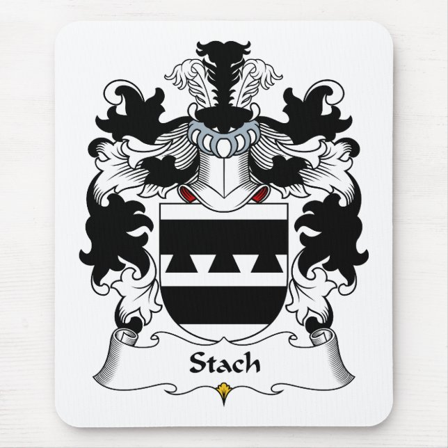 Stach Family Crest Mouse Pad (Front)