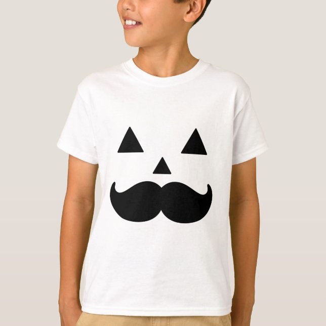 Stache O' Lantern T-Shirt (Front)