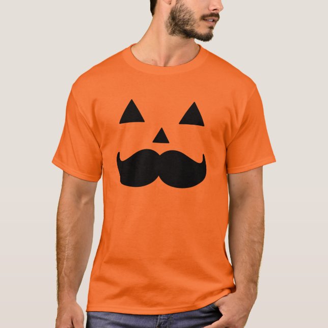 Stache O' Lantern T-Shirt (Front)