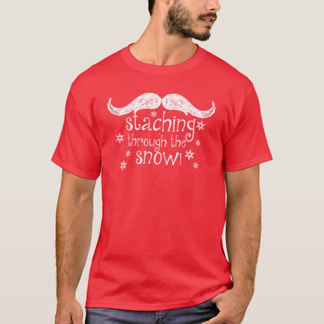 staching through the snow T-Shirt (Front)