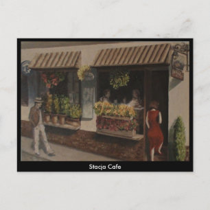 Stacja Cafe, Poznan (Poland) Postcard