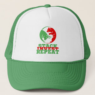 Stack Invest Repeat™ Hustle Algorithm Bulls & Bear Trucker Hat