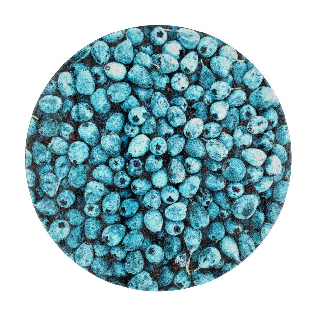 "Stack of Blueberry Fruit" Cute Photo. Buy Now Cutting Board (Front)