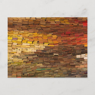 Stack of Books 2014 Calendar Postcard