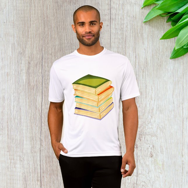 Stack of Books Book Lover Art and Reading  T-Shirt (Creator Uploaded)