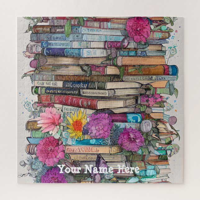 Stack of Books Books Jigsaw Puzzle (Vertical)