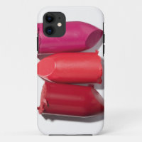 Stack of broken lipstick