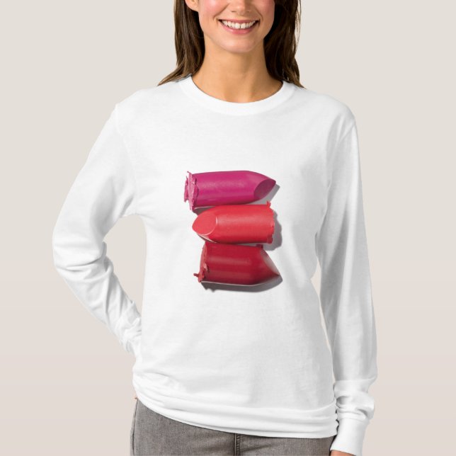 Stack of broken lipstick T-Shirt (Front)