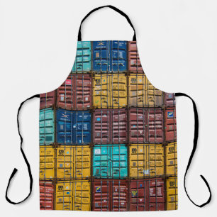 Stack of cargo trailer apron