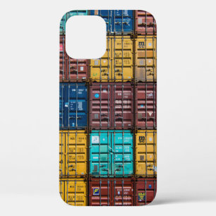 Stack of cargo trailer iPhone 12 case