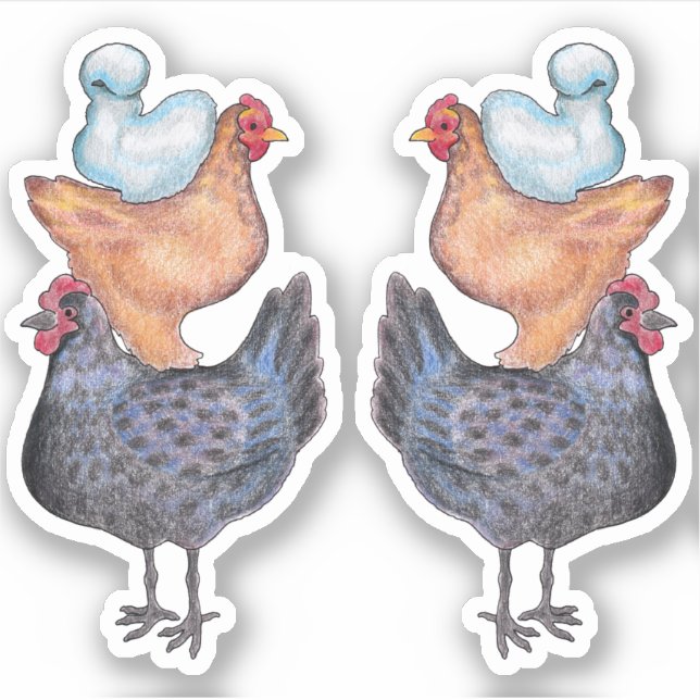 Stack of Chickens (Front)