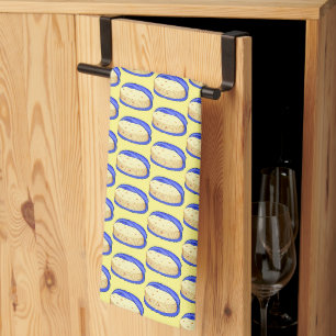 Stack of Flour Tortillas Tea Towel