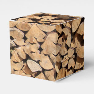 Stack Of Logs Favour Box