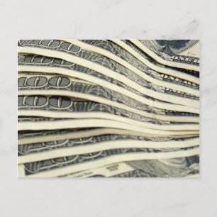 Stack of Money Postcard