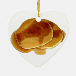 Stack of Pancakes Ceramic Tree Decoration