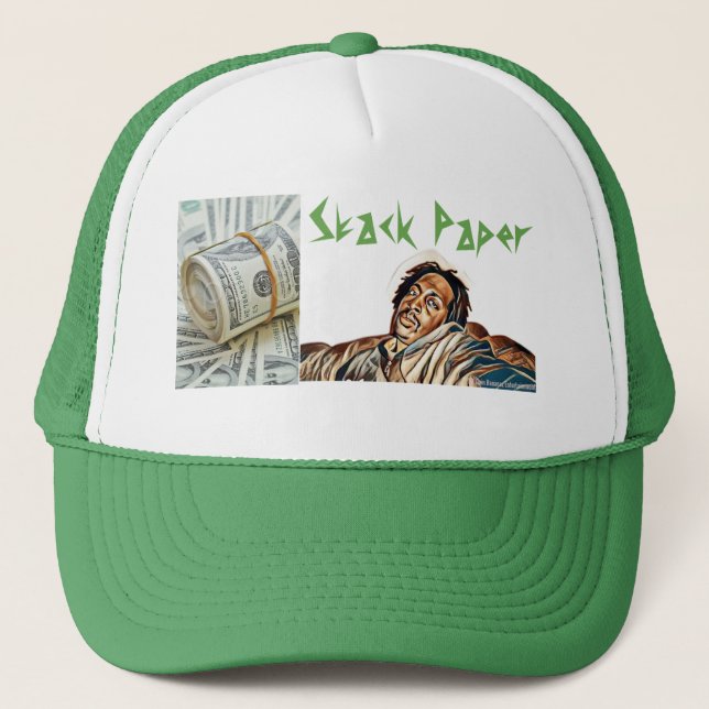 Stack Paper Trucker Hat (Front)