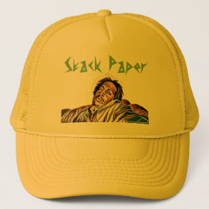 Stack paper  trucker hat