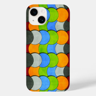 Stacked Circles-Textured by Shirley Taylor Case-Mate iPhone 14 Case