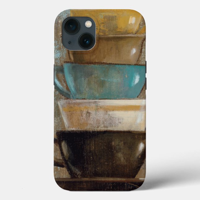 Stacked Coffee Cups Case-Mate iPhone Case (Back)