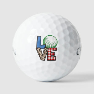 Stacked Love Golf Balls - Custom Holiday Gift