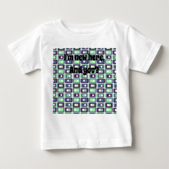 Stacked Rectangles  Baby T-Shirt (Front)