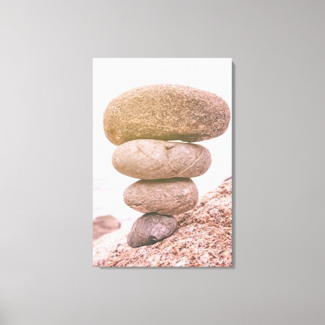 Stacked Rocks Canvas Print (Front)