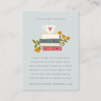 Stacked Storybooks Floral Books For Baby Shower