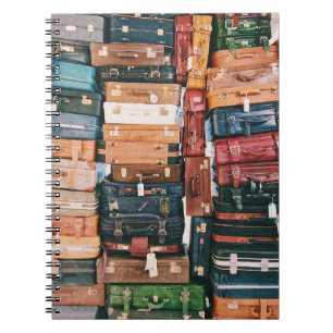 Stacked Suitcases Notebook