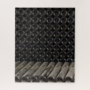 Stacked Wine Bottles Jigsaw Puzzle