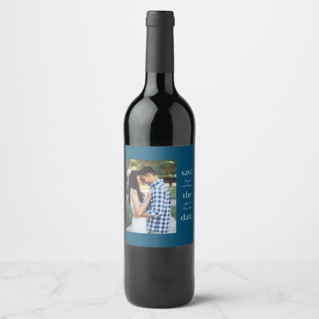 Stacked Wording Wine Label (Front)