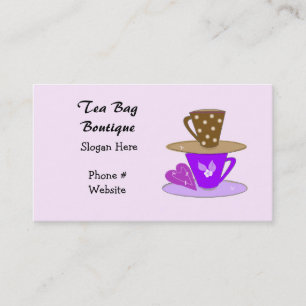 Stacking Teacups  Business Card