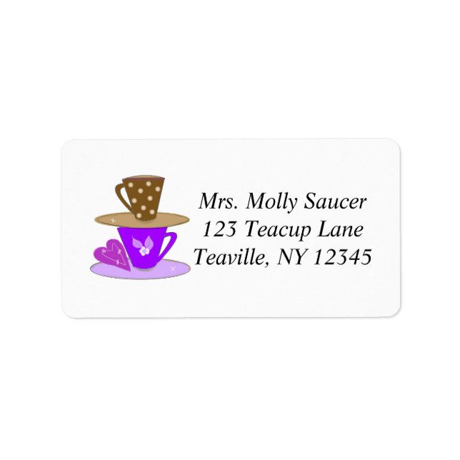 Stacking Teacups Label (Front)